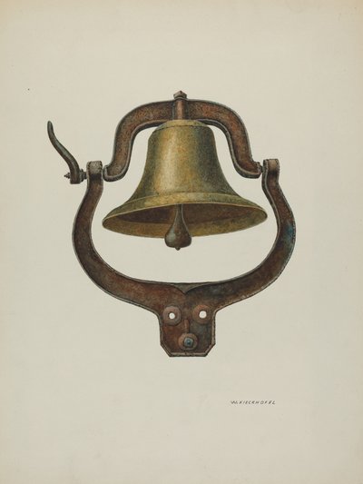 Dinner Bell，1940年。 作者 威廉·基克霍费尔