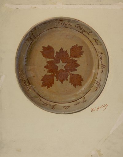 帕。德国菜，约1936年。 作者 威廉·L·安特里姆