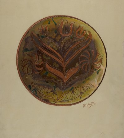 帕。德国板块，约1937年。 作者 威廉·L·安特里姆