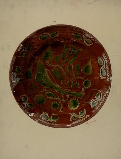 帕。德国板块，约1938年。 作者 威廉·L·安特里姆