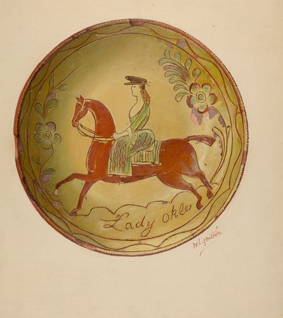 馅饼盘，19351942。 作者 威廉·L·安特里姆