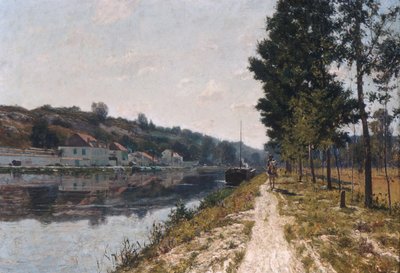 卢恩河岸，ca。 1894-97。 作者 威廉·兰姆·皮克内尔