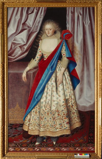 伊莎贝拉·里奇女士 c.1615 （布面油画） 作者 威廉·拉金