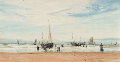 1850 年朴茨茅斯造船厂（英格兰）平面图。素描和水彩画（65.5x79.5 厘米），来自 D. Hucker（？） 作者 威廉·莱昂内尔·威利