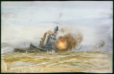 前德国战列舰 "巴登 "号的研究，1921 年作为炮击目标列装并遭到炮击 作者 威廉·莱昂内尔·威利