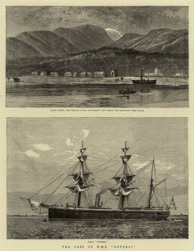 HMS Doterel的丧失 作者 William Lionel Wyllie