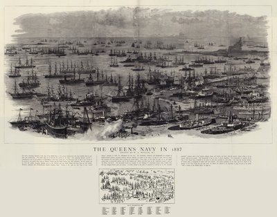 1887年女王的海军 作者 William Lionel Wyllie