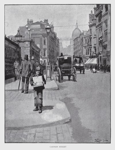 Cannon Street (litho) 作者 威廉·卢克