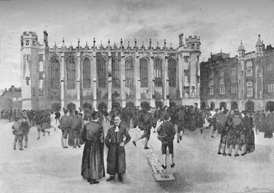 纽盖特街基督医院-操场上的男孩，1891年 作者 威廉·卢克