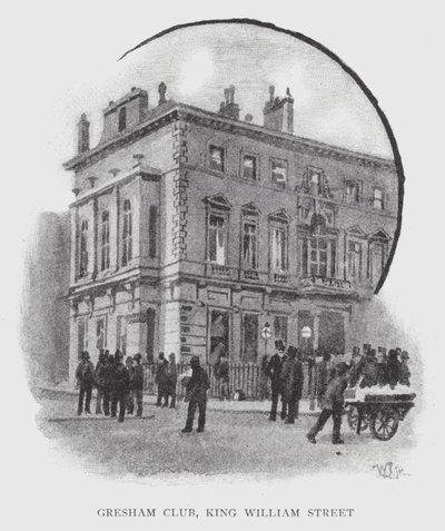 Gresham Club, King William Street (litho) 作者 威廉·卢克