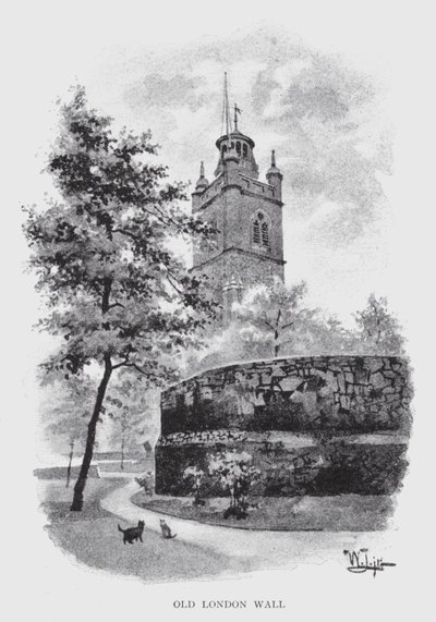 Old London Wall (litho) 作者 威廉·卢克