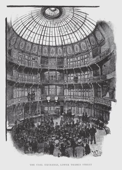 The Coal Exchange, Lower Thames Street (litho) 作者 威廉·卢克