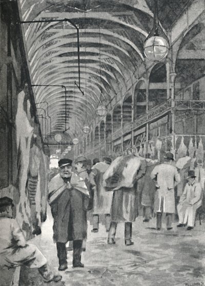 大都会肉类市场，史密斯菲尔德，1891年 作者 威廉·卢克