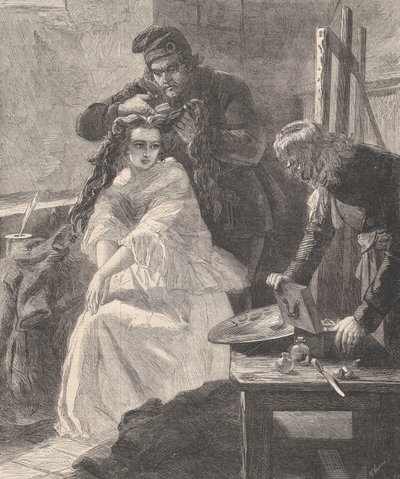 La Toilette des Morts, from Illustrated London News, July 25, 1863. 作者 威廉·卢森·托马斯
