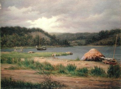 蛤蜊，长岛（布面油画） 作者 威廉·戴维斯