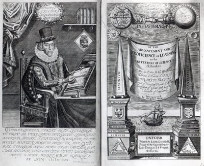 1640年弗朗西斯培根的&39;Instauratio Magna&39;的主题和标题页 作者 威廉·马歇尔