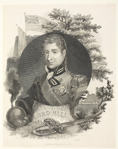 Lieut General Lord Hill KB，engr Brown，pub。金纳斯利，1815年 作者 威廉·马歇尔·克雷格