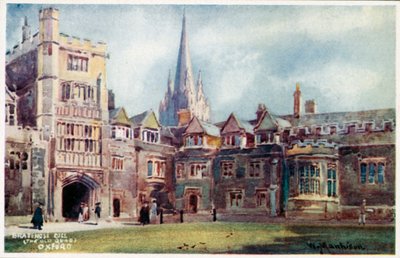 Brasenose College，Old Quad 作者 威廉·马蒂森
