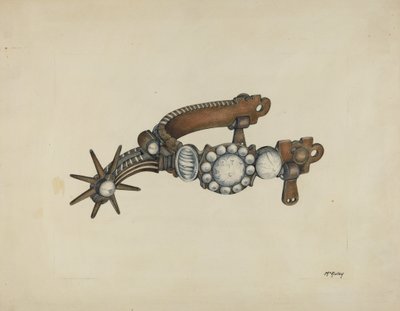 马刺，约1938年。 作者 威廉·麦考利