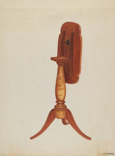 Tip-table或Cant-table，1937年。 作者 威廉·麦考利
