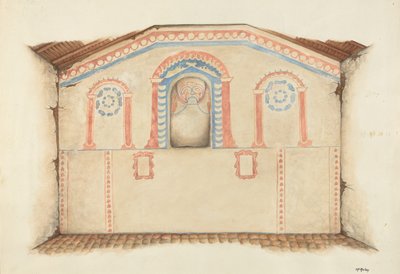 墙绘Reredos，1939年。 作者 威廉·麦考利