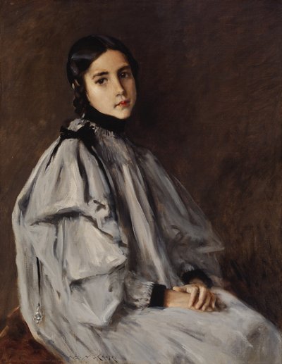 Dieudonnée，约1899年（布面油画） 作者 威廉·梅里特·蔡斯