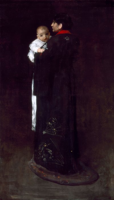 Mother and Child 作者 威廉·梅里特·蔡斯