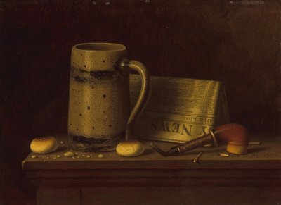 纽约每日新闻，1888年。 作者 威廉·迈克尔·哈内特