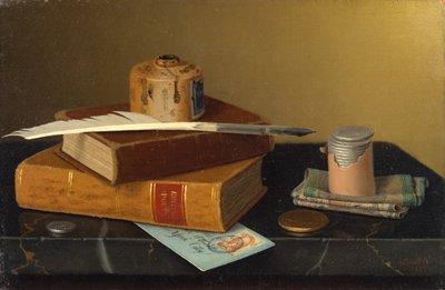 银行家桌》，1877年。 作者 威廉·迈克尔·哈内特