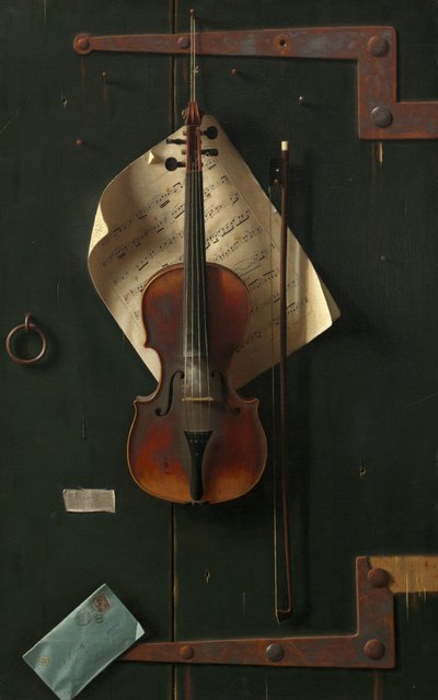 古老的小提琴》，1886年。 作者 威廉·迈克尔·哈内特
