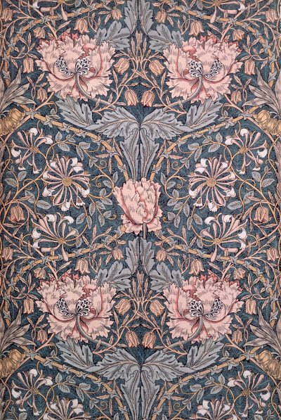 &39;金银花&39;，1876年（印花棉） 作者 威廉·莫里斯