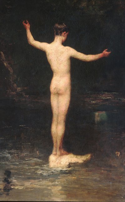 泳客，1877年。 作者 威廉·莫里斯·亨特