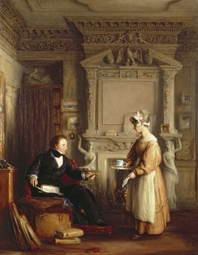 艺术品收藏家John Sheepschanks和一个家仆 作者 威廉·穆雷迪（William Mulready）