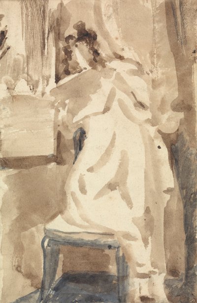 为女孩读书而学习 作者 威廉·穆雷迪（William Mulready）