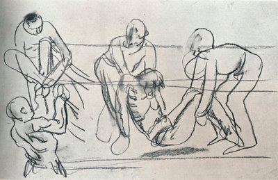 威廉·奥本爵士的素描，c1914 1932 作者 威廉·纽文汉姆·蒙塔古·奥尔彭