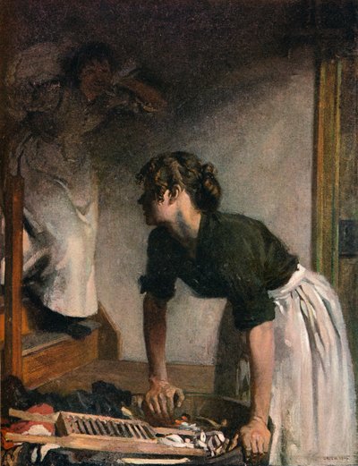 洗手间，1905年，1906年 作者 威廉·纽文汉姆·蒙塔古·奥尔彭