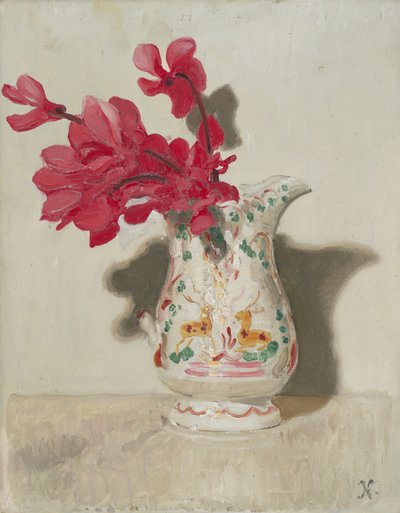 仙客来，约 1937 年（木板油画） 作者 威廉·尼科尔森