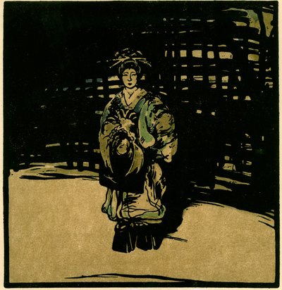 Sada Yacco，c.1902（彩色光刻） 作者 威廉·尼科尔森