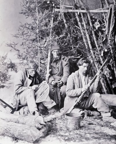 加拿大捕手的生活，诺特曼摄，约 1890 年。 作者 威廉·诺特曼