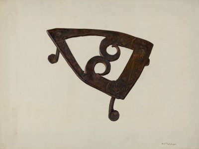 铁砧板，约1939年。 作者 威廉·O·弗莱彻