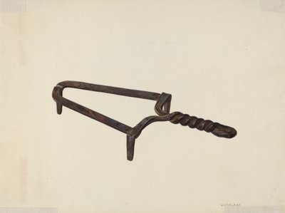 三角板，约1939年。 作者 威廉·O·弗莱彻