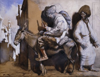 Noreddin Ali离开开罗， 作者 威廉·奥彭