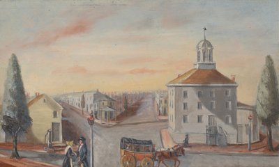 卖热玉米的人，1870年代。 作者 威廉·P·查佩尔