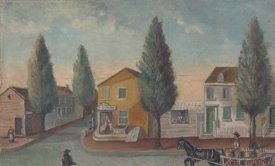 面包师的马车，1870年代。 作者 威廉·P·查佩尔
