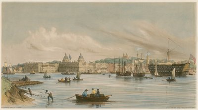 格林威治和无畏号，1840年 作者 威廉·帕罗特