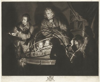 一位哲学家在讲授《奥拉里》时的讲话 作者 William Pether after Joseph Wright