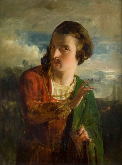 自画像，约1853年（面板上的油） 作者 威廉·奎勒·奥查德森