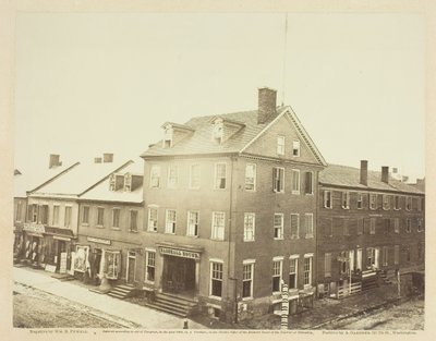 1862年8月，弗吉尼亚州亚历山大市的马歇尔大厦。 作者 威廉·R·皮威尔