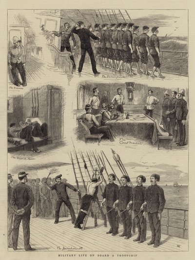 军队生活在陆军上 作者 William Ralston