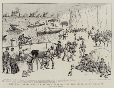 下一场伟大的战争，艺术家对英格兰入侵的预测 作者 William Ralston